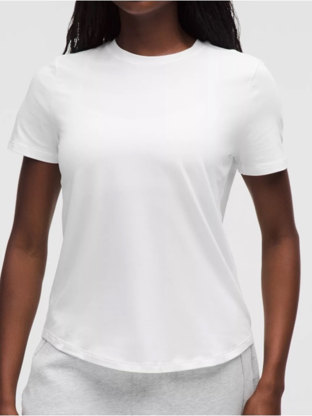 lululemon athletica Women's White Short Sleeve Tee